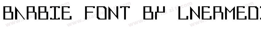 Barbie Font by lnermedia STUDIO字体转换